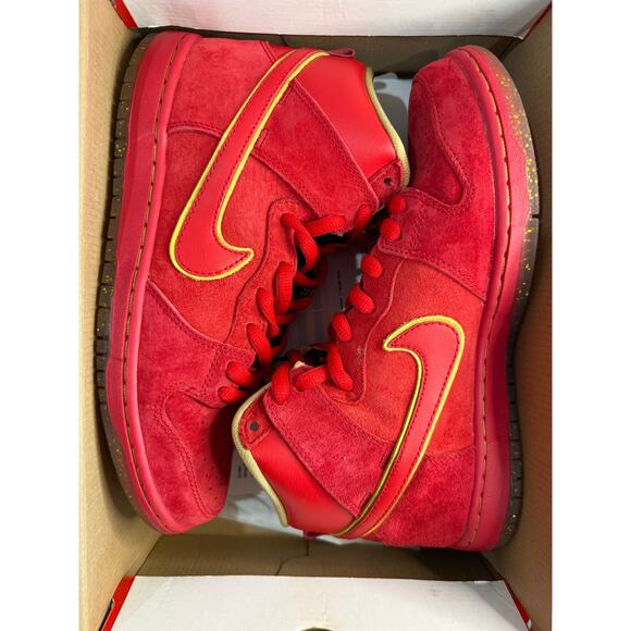 Nike SB Dunk High Chinese New Year CNY Size 9.5 DS 313171-667 main image 6